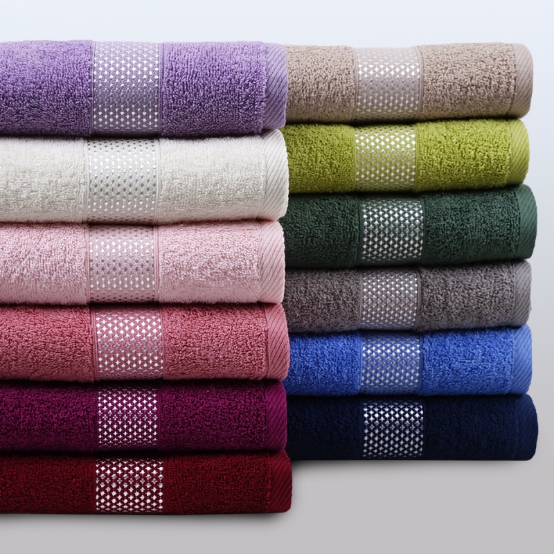 Полотенце махровое "Кристаллики" (Черный)