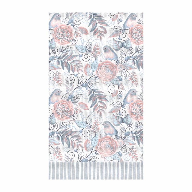 Набор полотенец "Птички" (Серый)